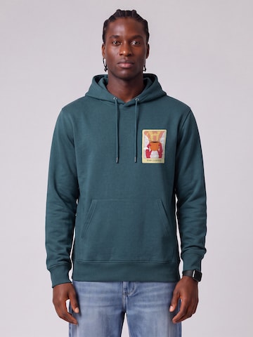 Felpa 'Tarot The Coffee' di Watapparel in blu: frontale