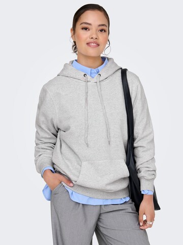 Sweat-shirt 'ONLDaze' ONLY en gris : devant
