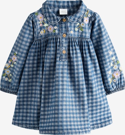 Suknelė iš Next, spalva – tamsiai (džinso) mėlyna / šviesiai mėlyna / alyvinė spalva / balta, Prekių apžvalga