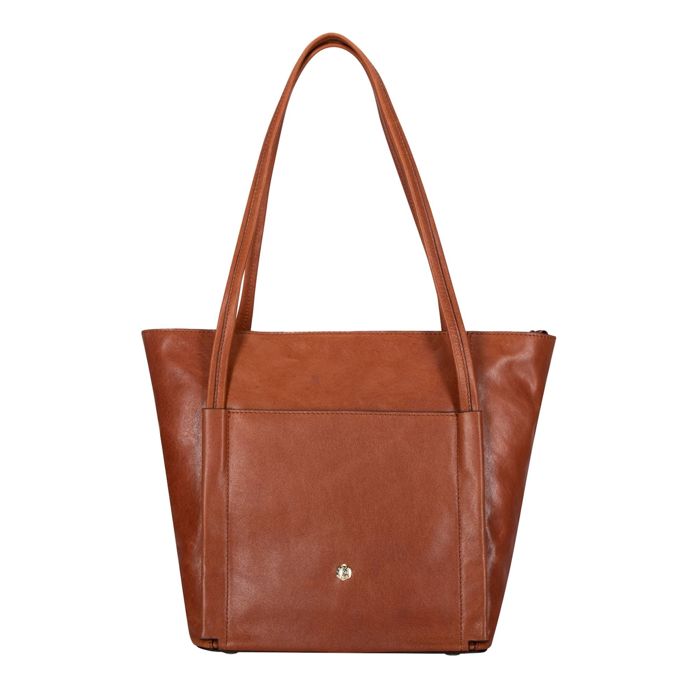 Jekyll & Hide Schultertasche 'Paris' in Braun: Vorderseite