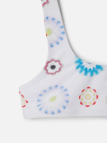 Desigual - Soutien Bustier Biquíni em branco