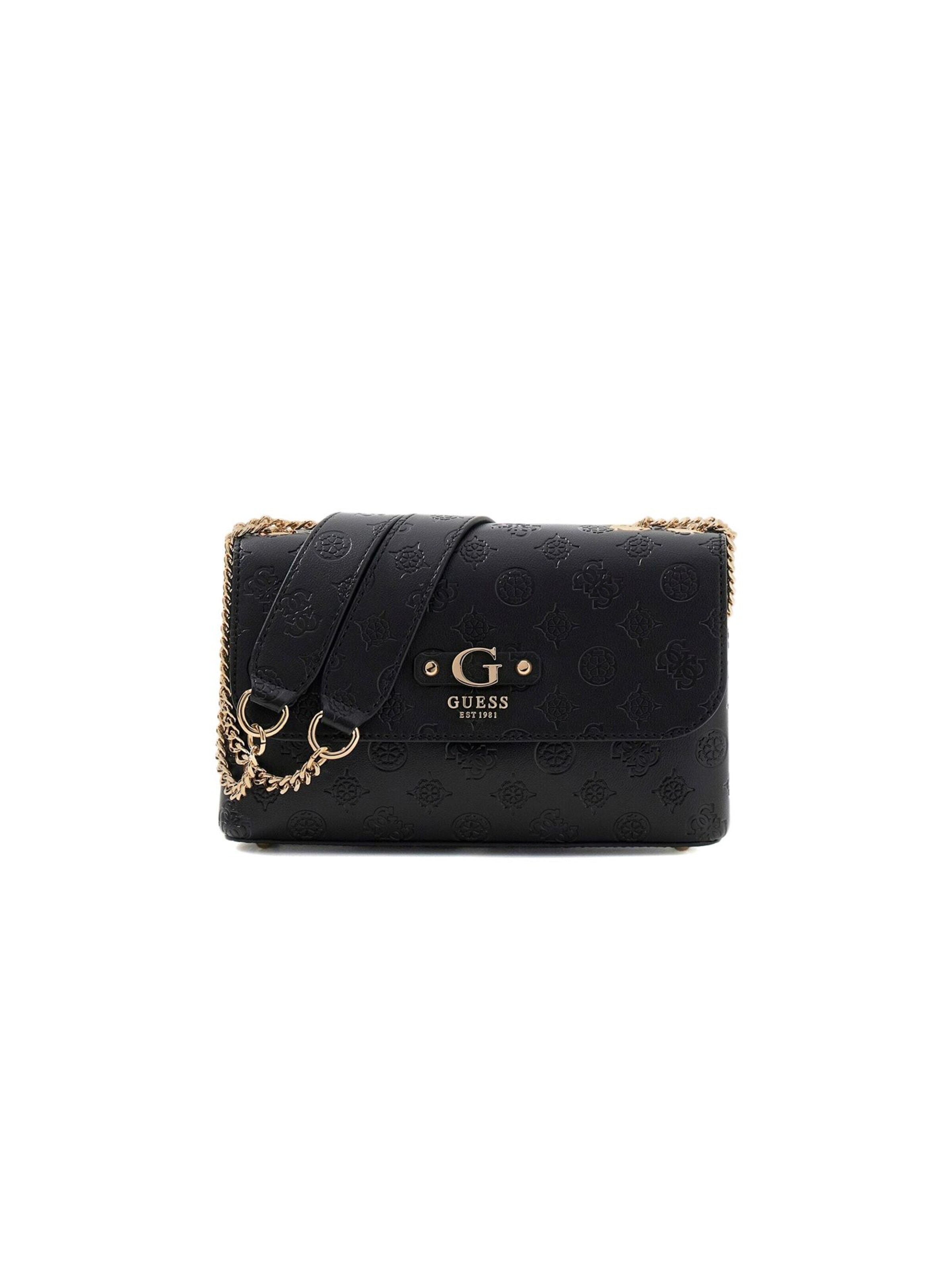GUESS Umhängetasche 'Dita'‌‌‌‌‌‌‌ in Schwarz: Vorderseite