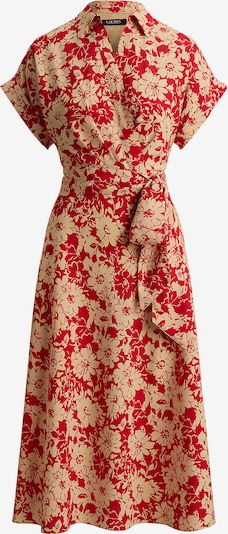 Lauren Ralph Lauren Košulja haljina veličine 34 u boja pijeska / crvena, Pregled proizvoda