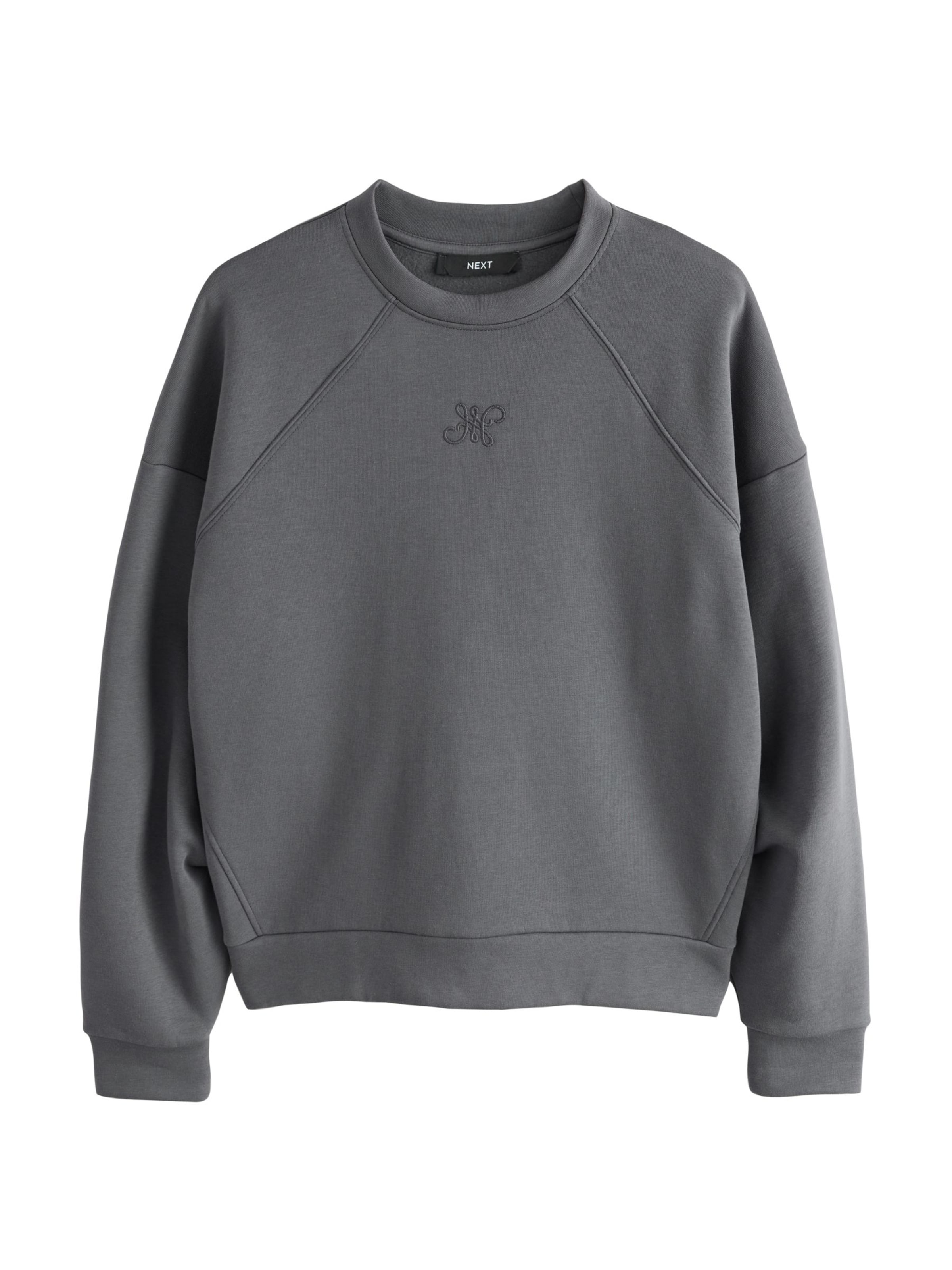 Next - Sudadera en gris: frente