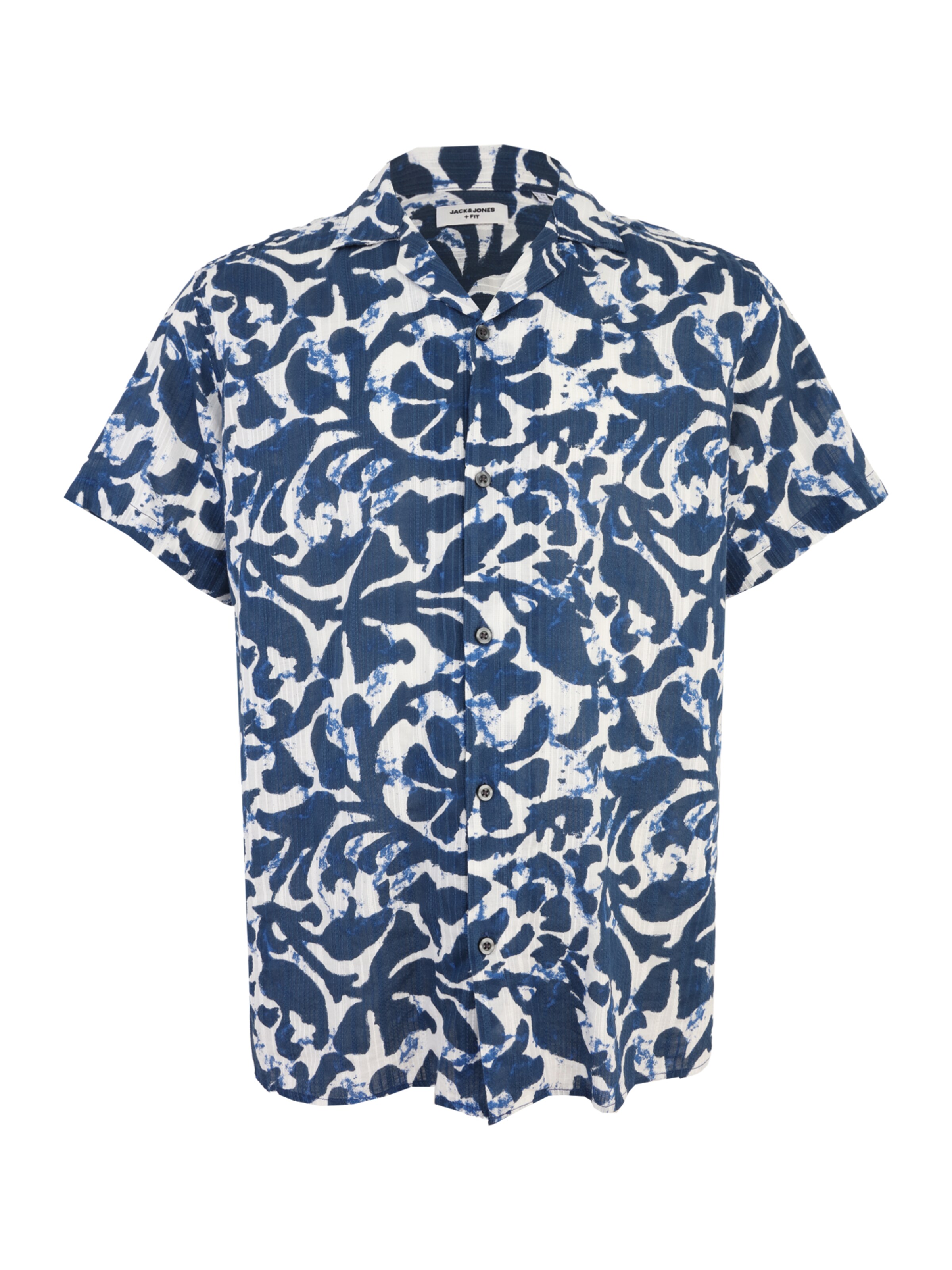 Jack & Jones Plus Regular fit Πουκάμισο 'JPRBLUBILBAO' σε μπλε: μπροστά