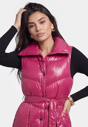 faina - Colete em rosa
