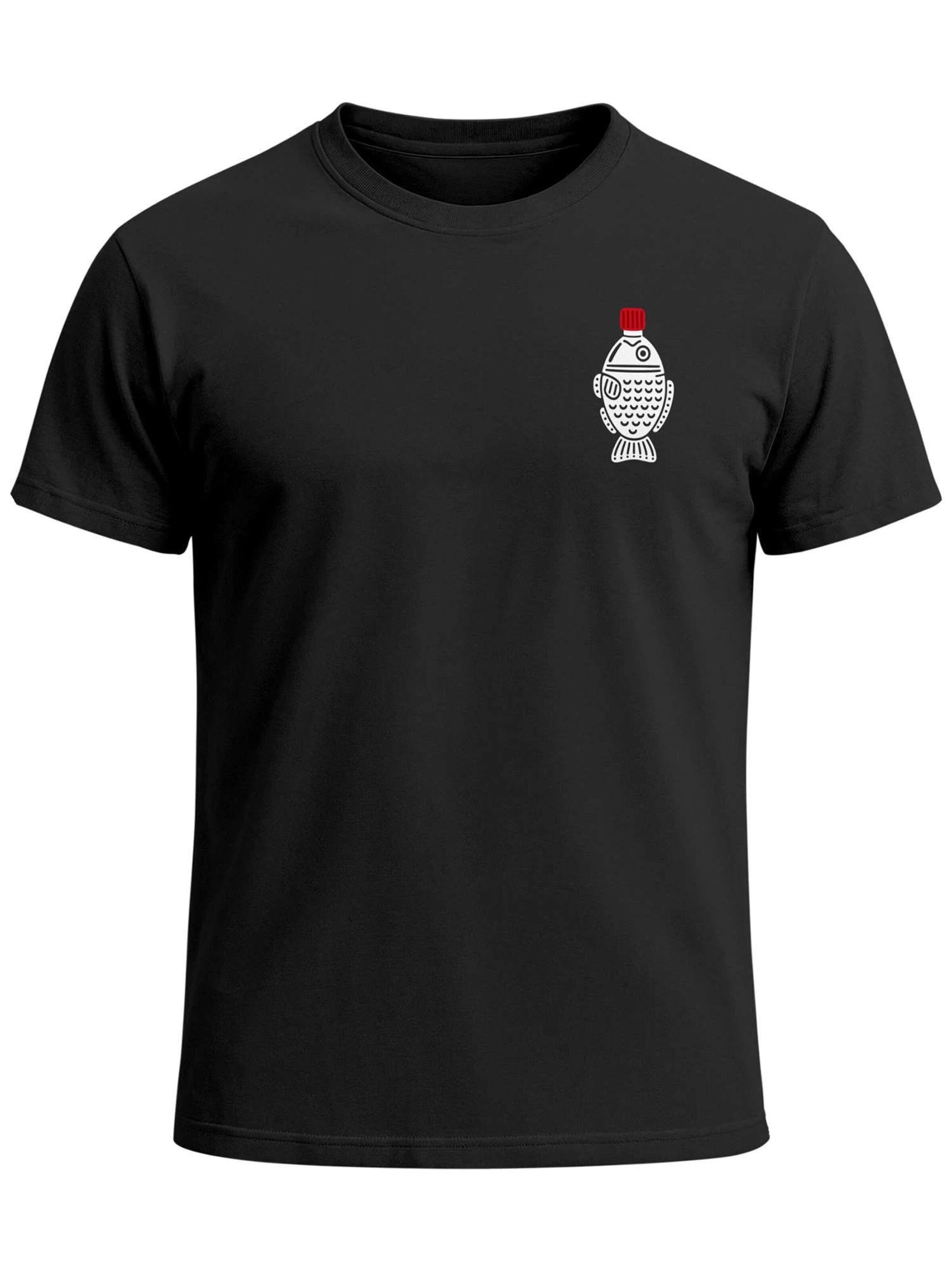 Neverless Shirt 'Soy Sauce' in Black