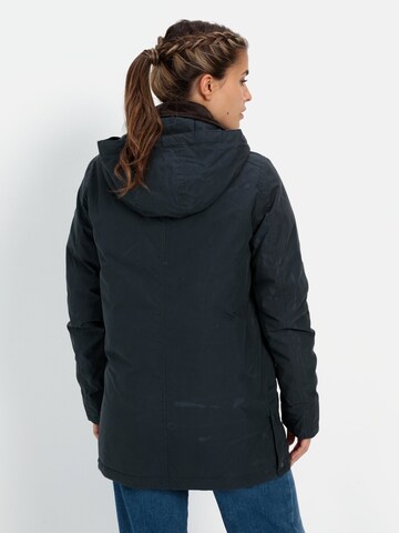 CAMEL ACTIVE Wachsjacke mit abnehmbarer Kapuze in Blau