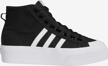 Baskets hautes 'Nizza' ADIDAS ORIGINALS en noir