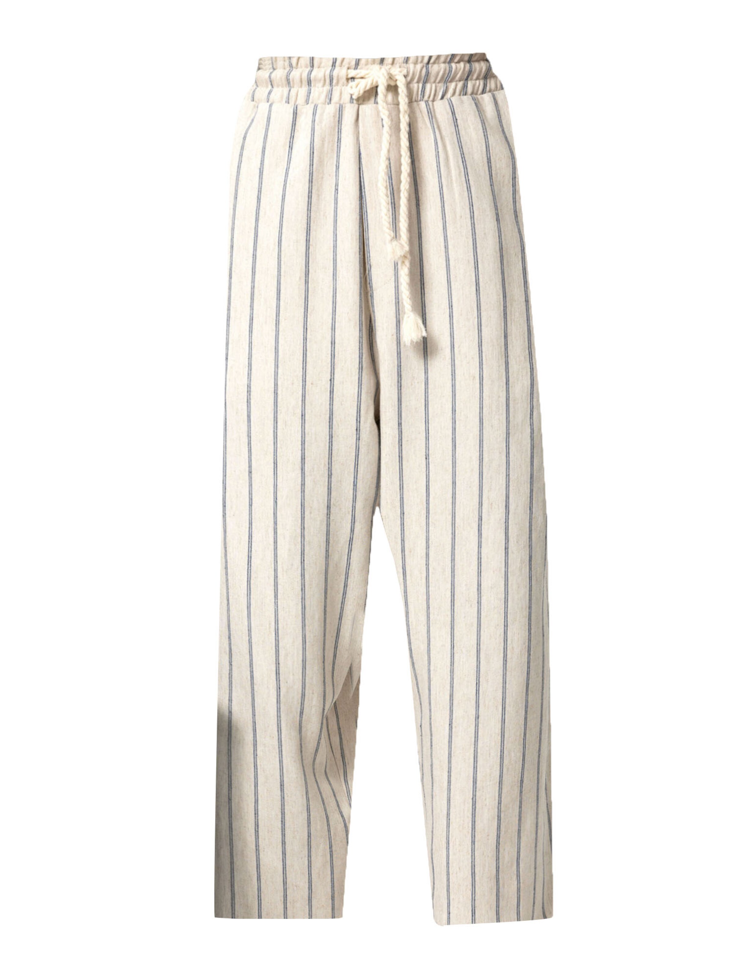 Loosefit Pantalon VAMOS CLO en beige : devant