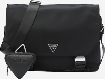 Messenger 'ROMA' de la GUESS pe negru: față