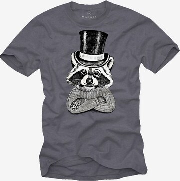 MAKAYA Shirt in Grey: front