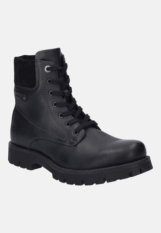 JOSEF SEIBEL Veterboots 'Connor 03' in Zwart: voorkant