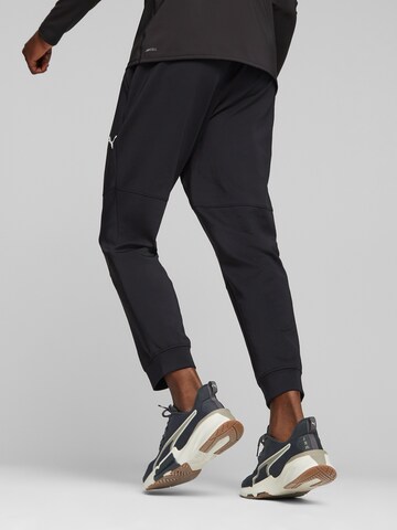 PUMA Tapered Workout Pants in Black