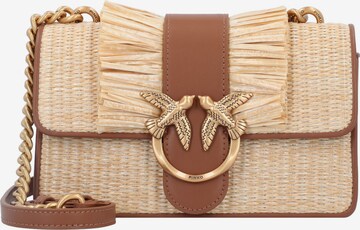 PINKO Schoudertas 'Love One' in Beige: voorkant