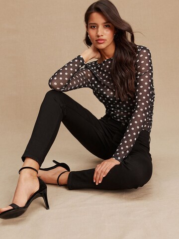 Next Skinny Jeggings in Schwarz