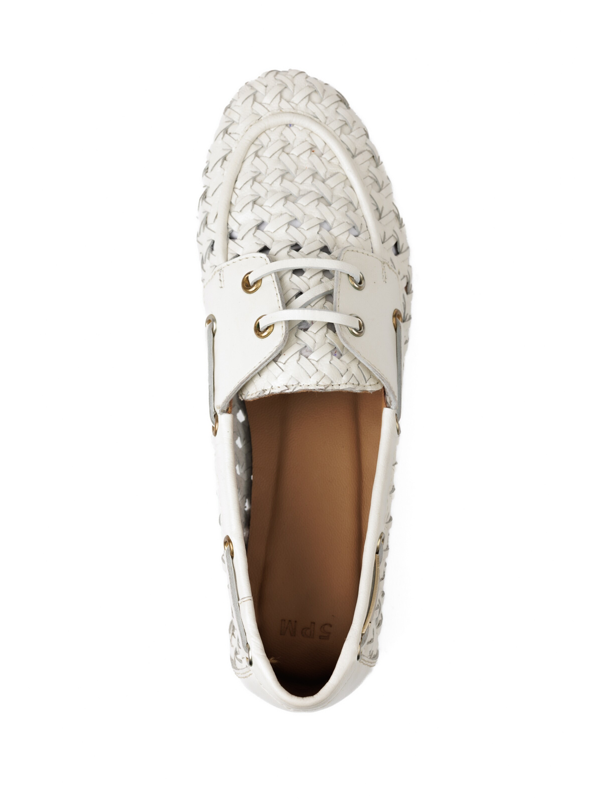 5PM Moccasins 'GAËLLE' in White