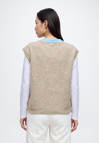 NÜMPH Sweater 'RIETTE' in Grey: back