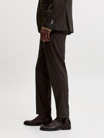 JACK & JONES Slimfit Bandplooibroek 'JPRMartin' in Bruin