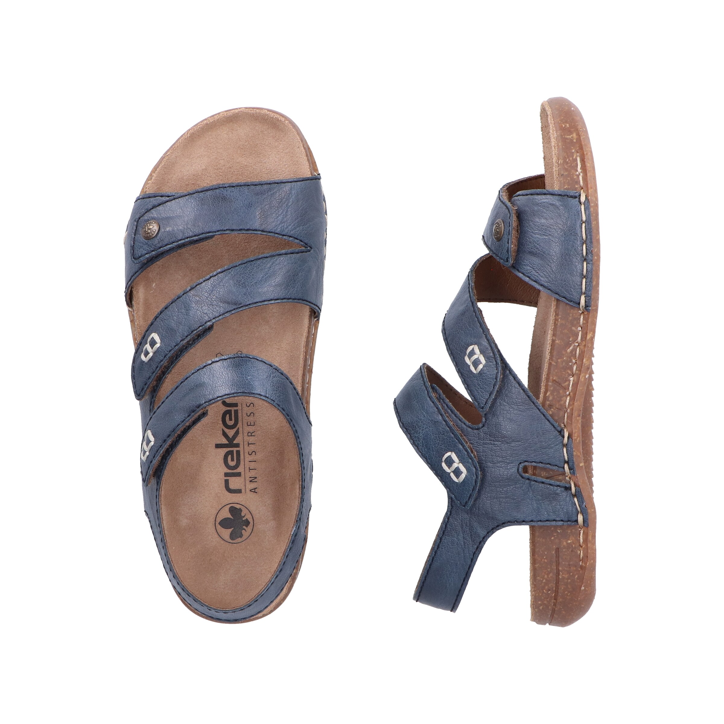 Sandales Rieker en bleu