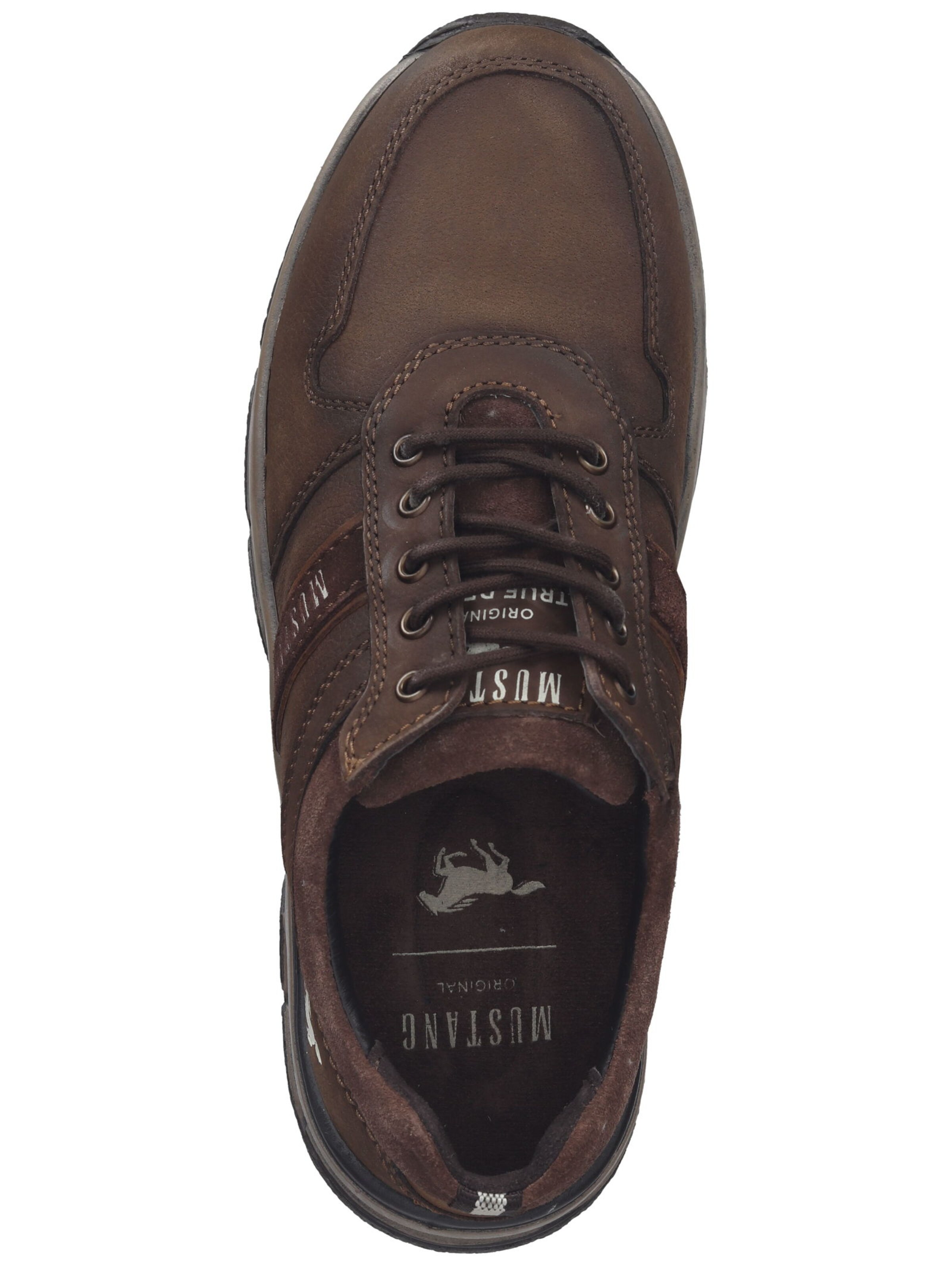 MUSTANG Schnürschuh in Braun