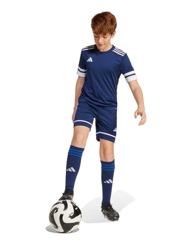 mėlyna ADIDAS PERFORMANCE Standartinis Sportinės kelnės 'Squadra 25'