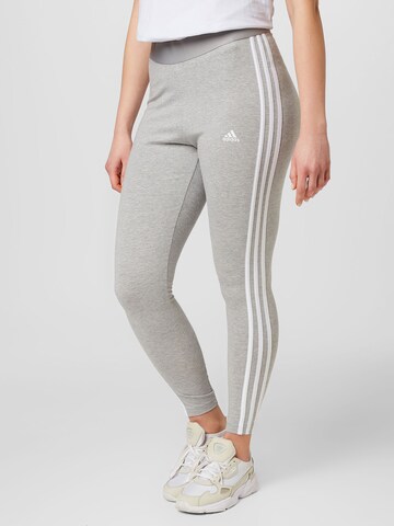 ADIDAS SPORTSWEAR Regular Leggings 'Essentials 3-Stripes ' in Grey: front