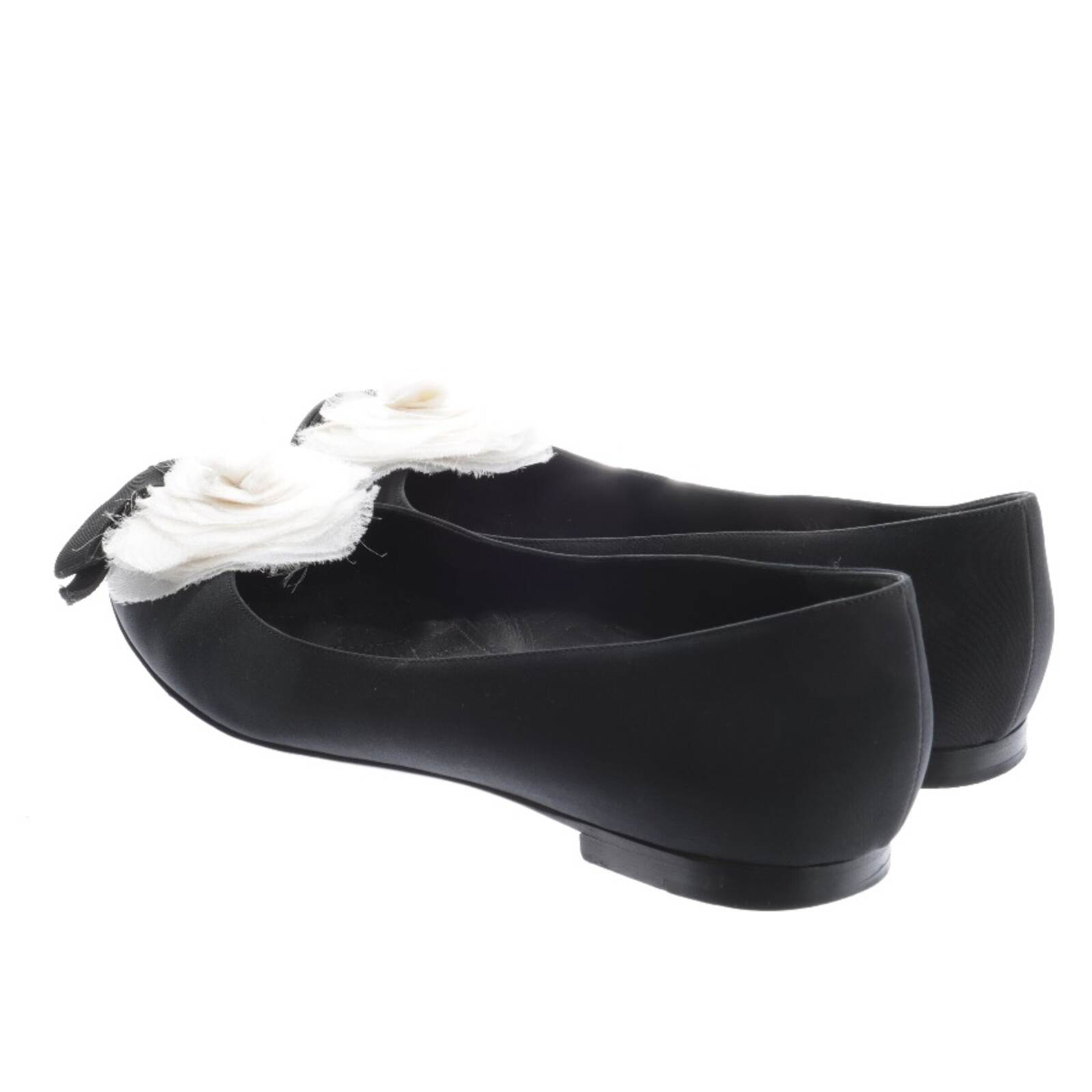 CHANEL Flats & Loafers in 38,5 in Black