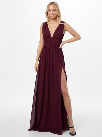 STAR NIGHT - Vestido de festa em vermelho: frente