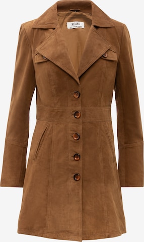 RICANO - Abrigo de entretiempo en marrón: frente