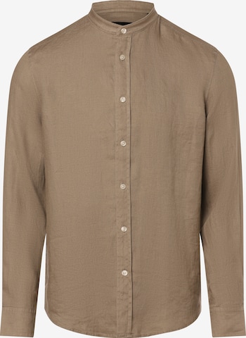 DRYKORN Slim fit Button Up Shirt 'Tarok' in Grey: front