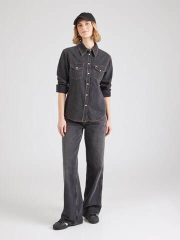 Tommy Jeans Bluzka 'Western Shirt' w kolorze szary