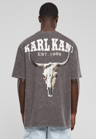 T-Shirt Karl Kani en gris : devant