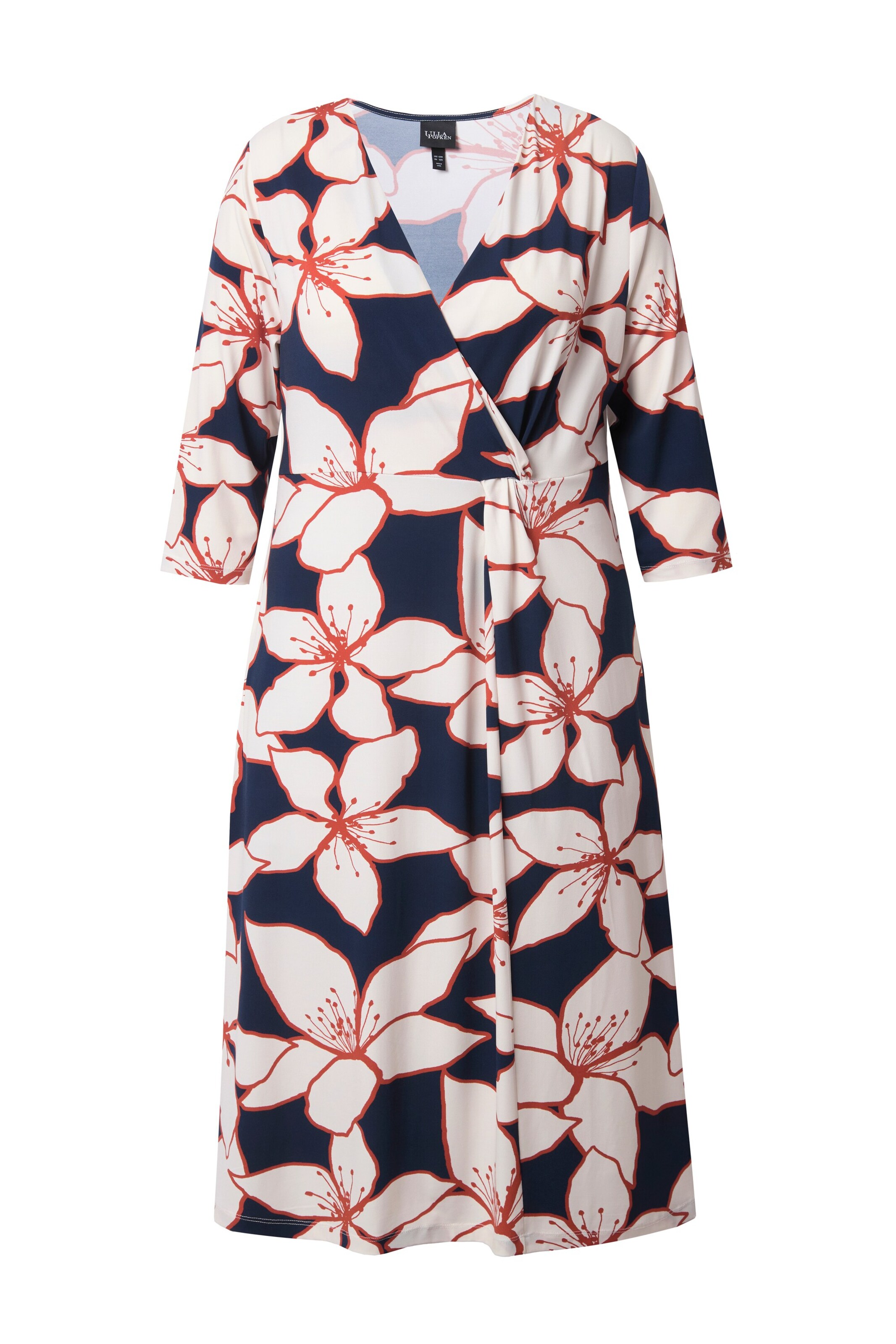 Ulla Popken Jurk in Blauw: voorkant