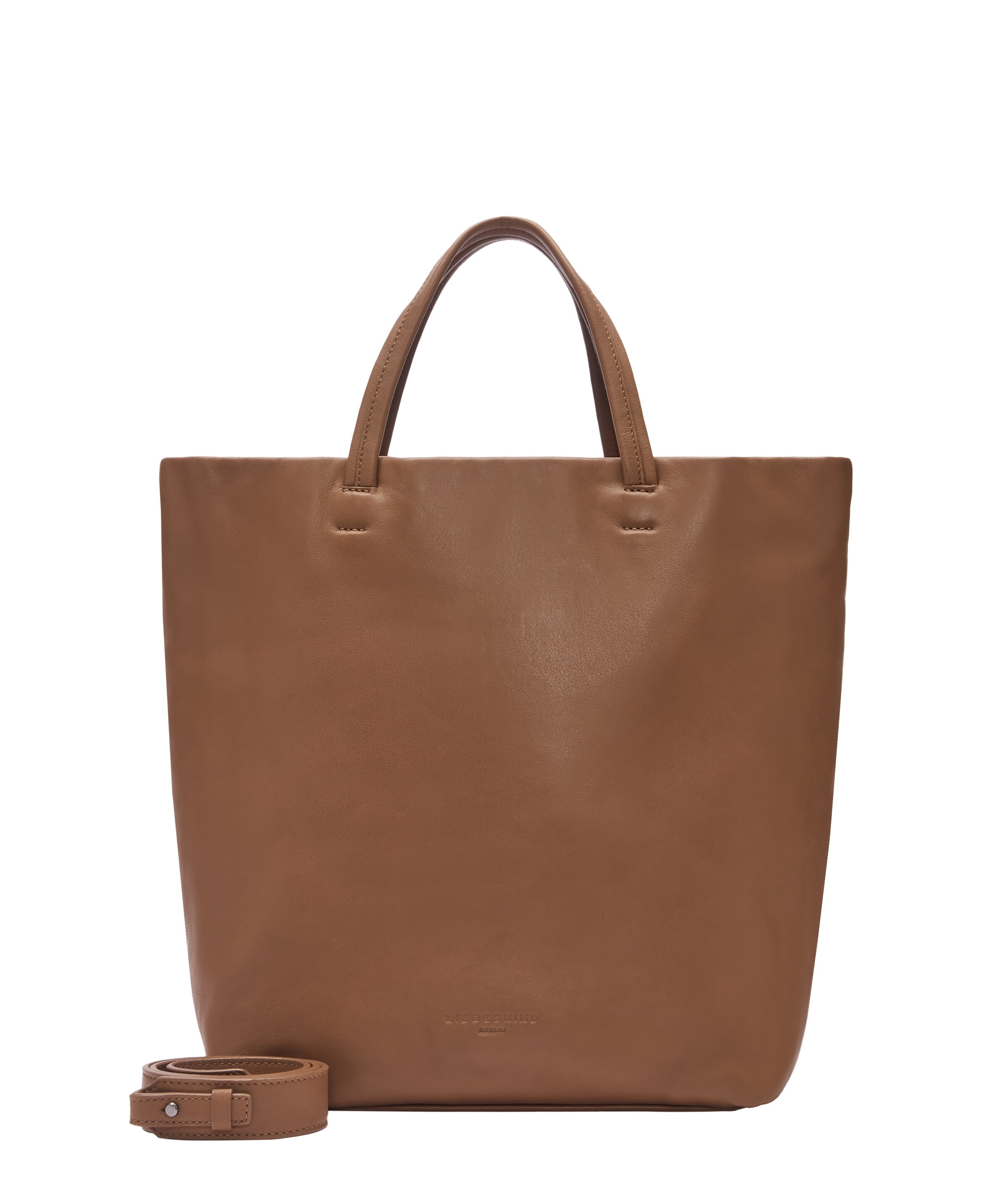 Liebeskind Berlin Nakupovalna torba 'Hera' | rjava barva: sprednja stran