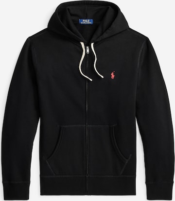 Polo Ralph Lauren Sweat jacket in Black: front