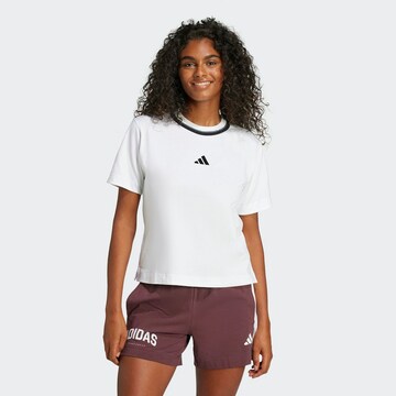 ADIDAS SPORTSWEAR Функциональная футболка 'Essentials' в Белый