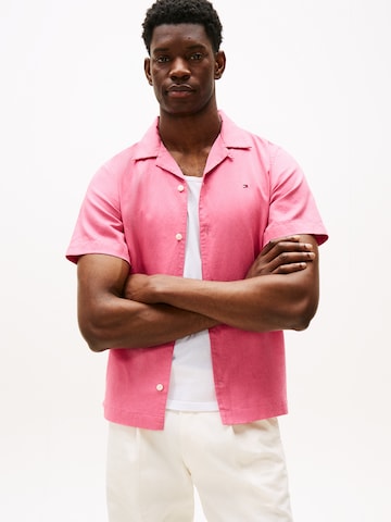 TOMMY HILFIGER Klasický střih Košile – pink: přední strana