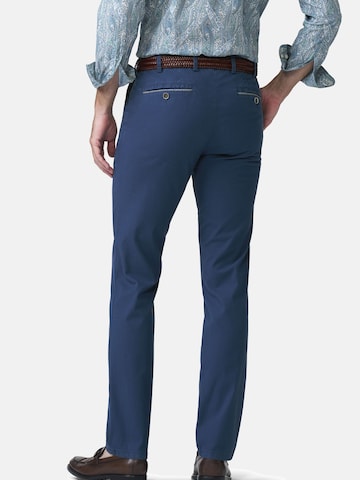 MEYER Regular Chino trousers 'Oslo' in Blue