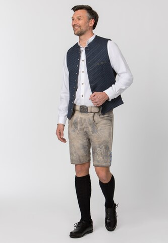 STOCKERPOINT Regular Klederdracht broek 'Leo Bavaria' in Grijs: voorkant
