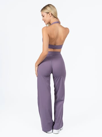 dayr Wide leg Workout Pants 'Wide Leg Pants' in Purple