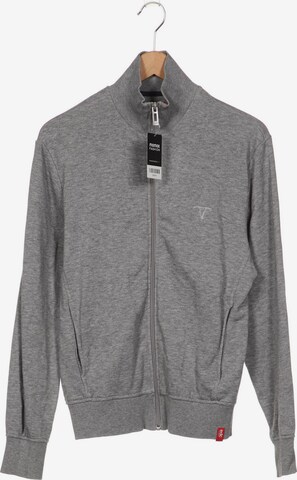 ESPRIT Sweatshirt & Zip-Up Hoodie in M in Grey: front