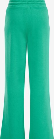 WE Fashion Bootcut Broek in Groen