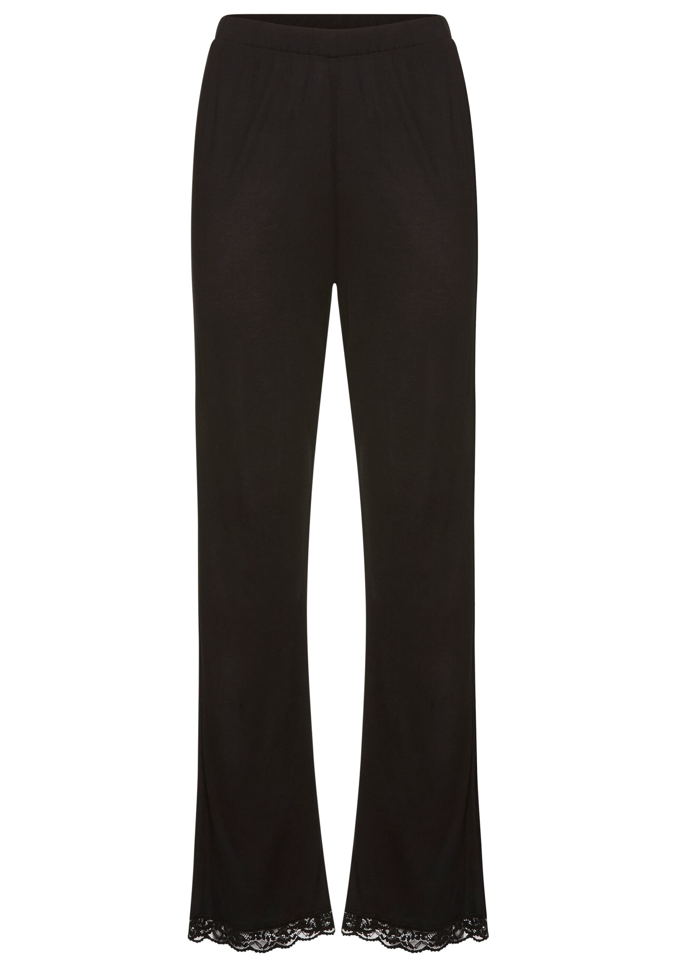 LASCANA Пижамные штаны в Черный: спереди
