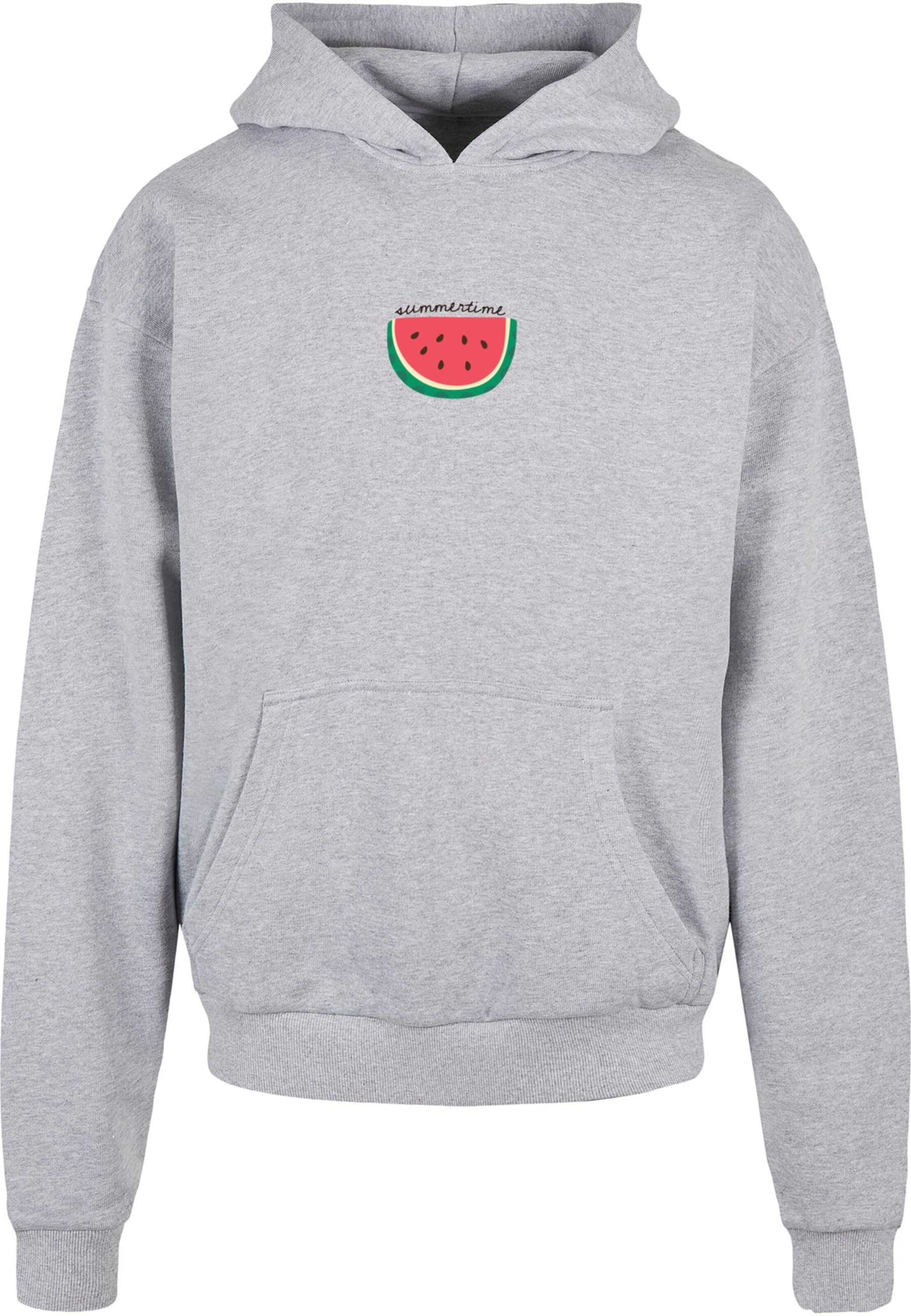 Sweat-shirt 'Summertime' Merchcode en gris : devant