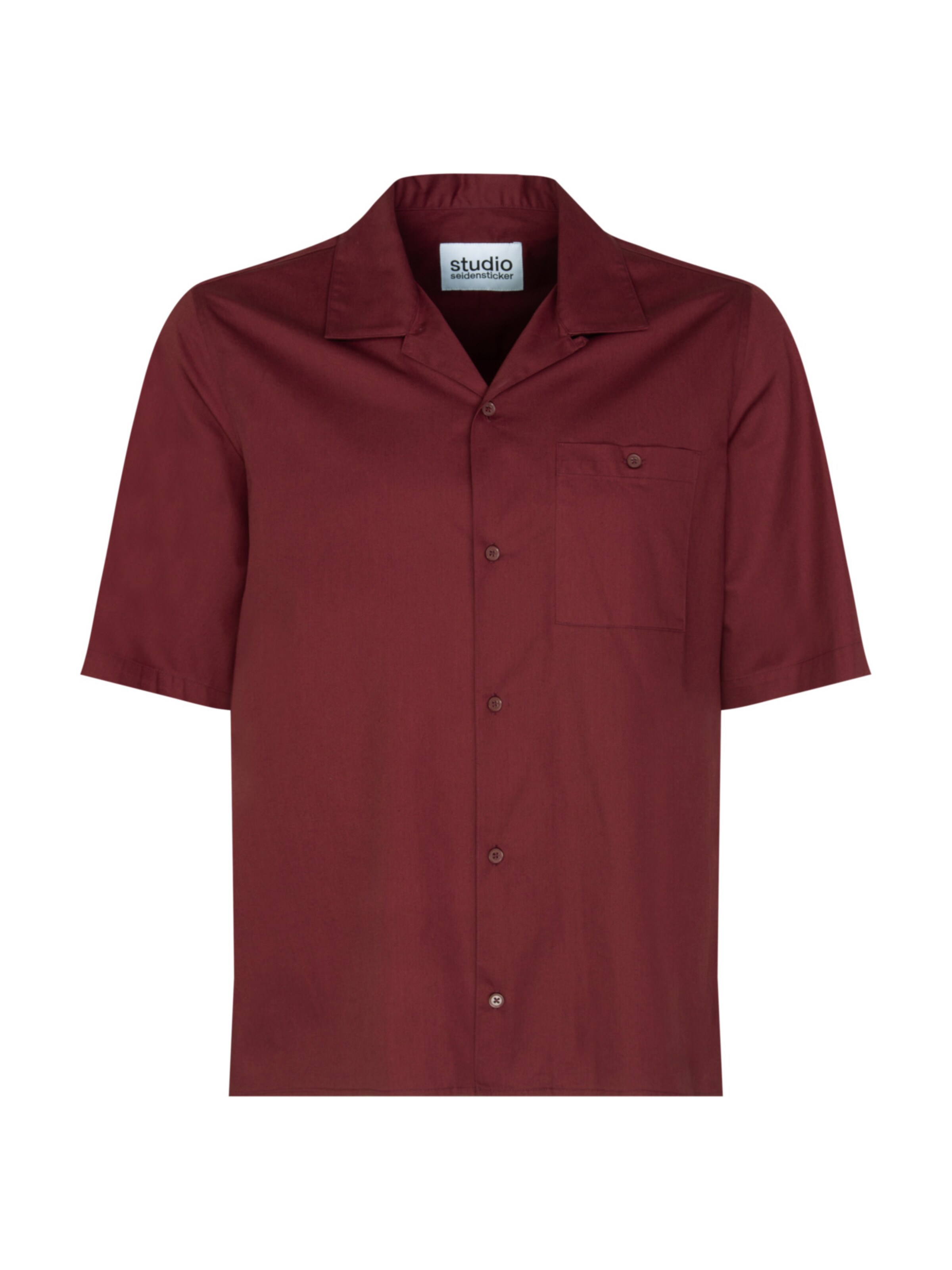Studio Seidensticker Button Up Shirt 'Studio' in Red: front