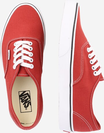 VANS Rövid szárú sportcipők 'Authentic' - piros