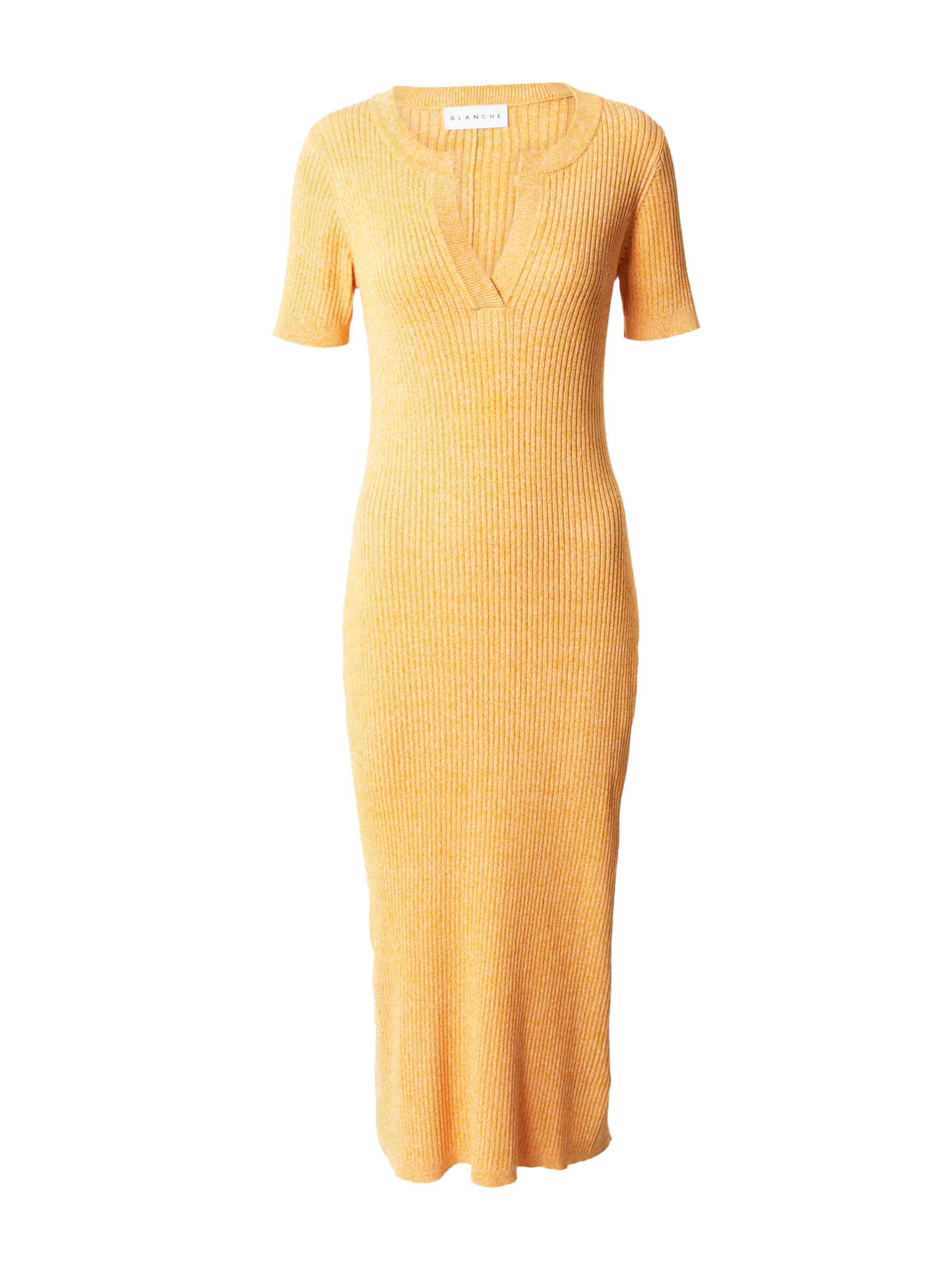Blanche Knit dress in Orange: front