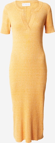 Blanche Knit dress in Orange: front