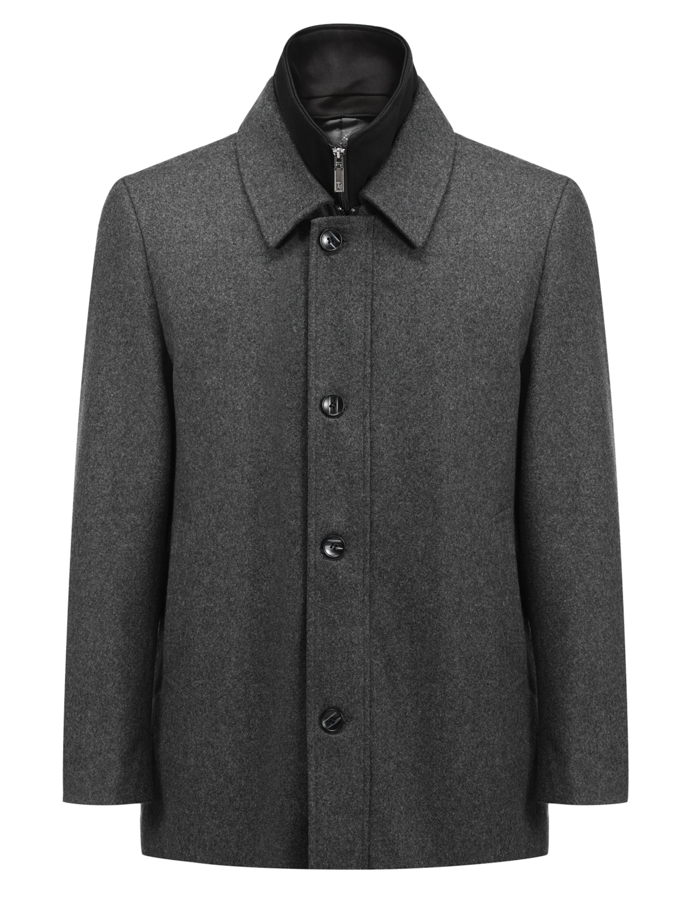 ALLTHEMEN Wintermantel 'Raureif'‌ in Grau